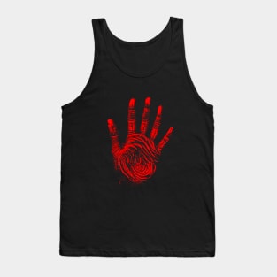 Red Hand Tank Top